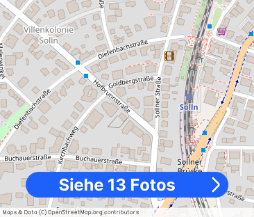 möblierte 3,5-Zimmer-Wohnung mit Einbauküche und Terrasse mit Blick... - Foto 1