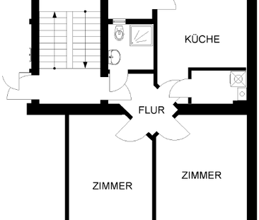 2-Zimmer Wohnung in Unteres Wehringhausen - Photo 2