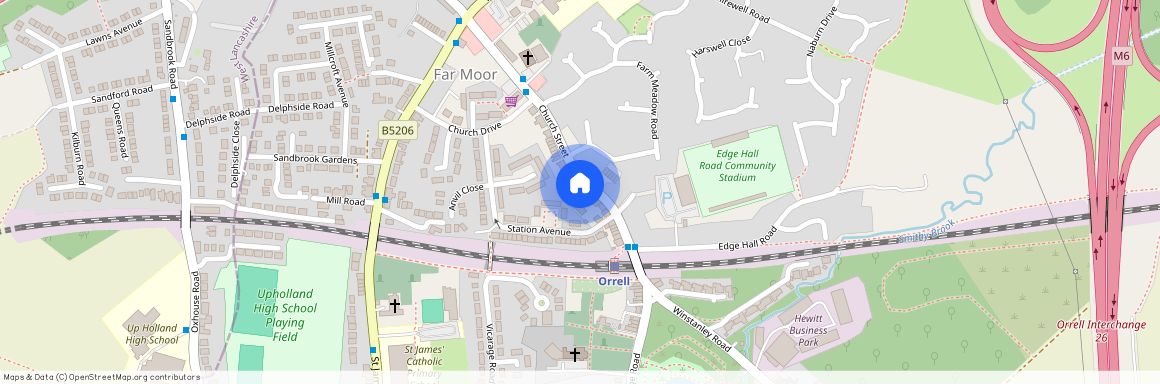 Church Street, Orrell, Wigan, Greater Manchester. WN5 8TQ