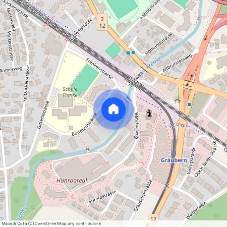 Frenkenstrasse 28, 4410 Liestal, Lageplan