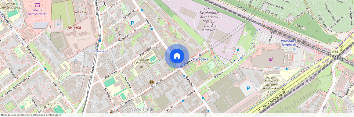 Warszawa, Praga-Północ, Nowa, Praga, Szwedzka