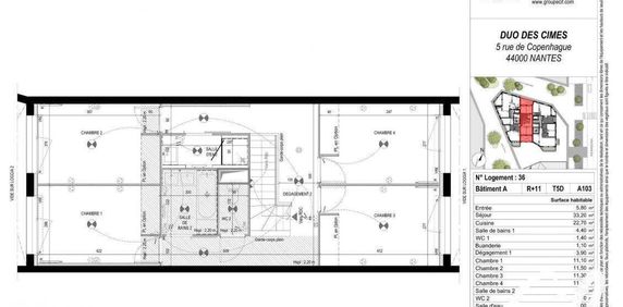 Location appartement t5 141 m² à Nantes (44000) St Donatien/Jardin des Plantes-Gare Sud - Photo 2