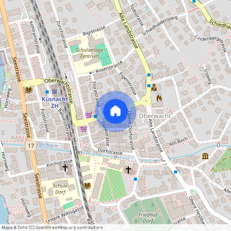 8700, Küsnacht, Oberwachtstrasse, 8