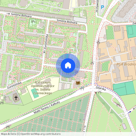 ul. Franciszka Groëra, Bródno, Targówek, Warszawa, mazowieckie