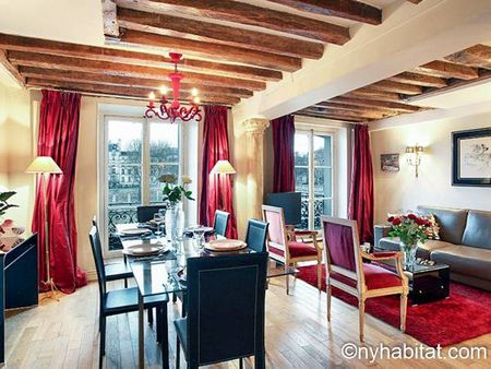 Logement à Paris, Location meublée - T4 - Île Saint-Louis, Le Marais - Notre Dame - Hôtel de Ville (PA-3085) - Photo 5