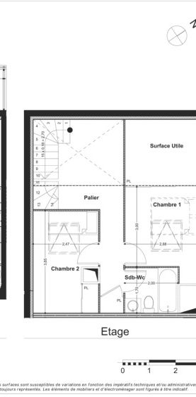 Location Appartement 3 pièces 64m² ST JORY 31790 - Photo 2