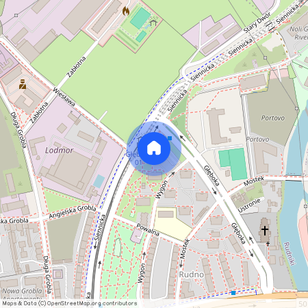 ul. Siennicka, Śródmieście, Gdańsk, pomorskie