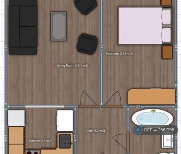 1 bedroom flat to rent - Photo 5