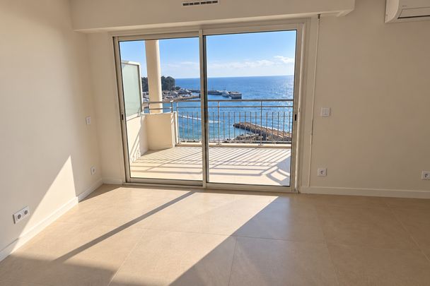 CAP D'AIL - STUDIO rénové avec terrasse et vue mer proche Mo - Photo 1