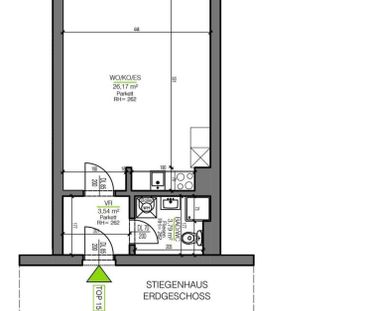 1 Zimmerwohnung in unmittelbarer Uni-Nähe - Provisionsfrei! - Foto 4