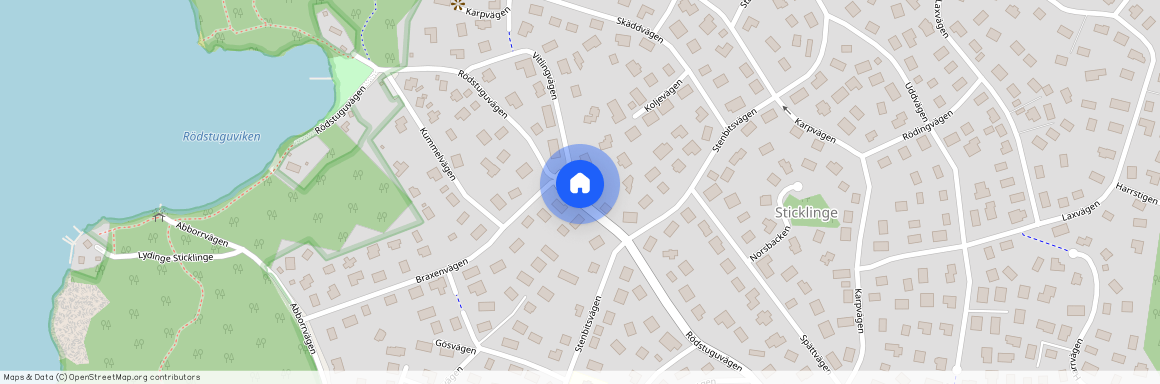 Vitlingvägen, Lidingö