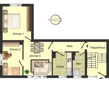 Gemütliche Etagenwohnung in Bergkamen - Foto 1