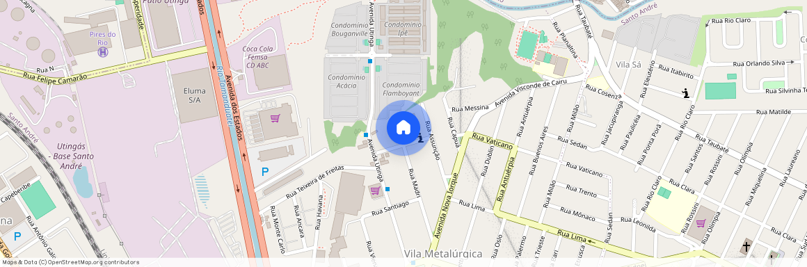 Residencial Plaza de Espanha, Rua Madri, 390, 2º Subdistrito, Santo André - SP, 09220, Brazil
