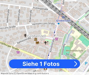 Exklusive Dachgeschosswohnung mit Galerie zum Mieten in Gröbenzell - Foto 1