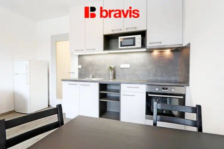 Pronájem bytu 1+kk, ul. třída Gen. Píky, Brno - Černá Pole, zařízený, parkování - Fotografie 4