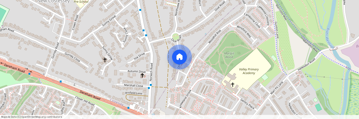 Oval Avenue, Costessey, Norwich