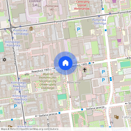 ul. dr. Seweryna Sterlinga, Fabryczna, Śródmieście, Łódź, łódzkie