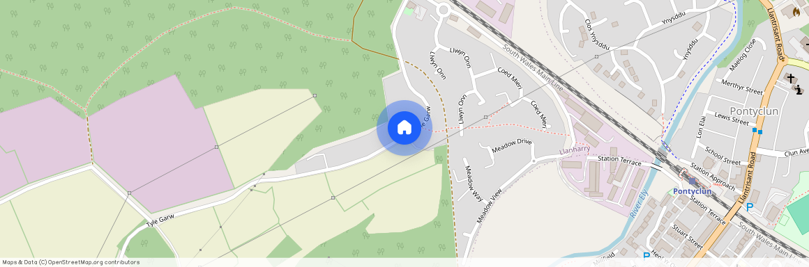 Meadow Way, Pontyclun, Tyla Garw