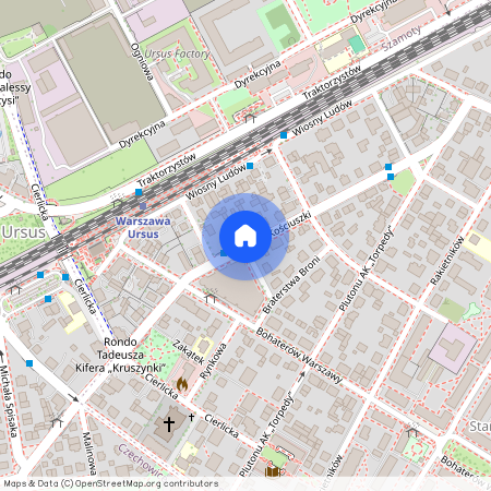 Warszawa, Ursus, Tadeusza, Kościuszki