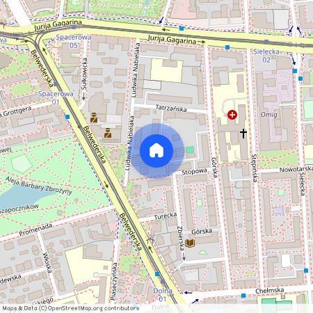 Warszawa, Mokotów, Ludwika, Nabielaka