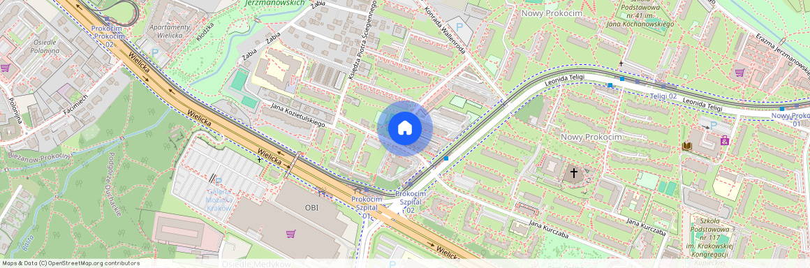 ul. Leonida Teligi, Prokocim, Bieżanów-Prokocim, Kraków, małopolskie