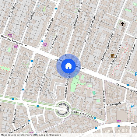 Sankt Thomas Allé 6 3 tv, Frederiksberg