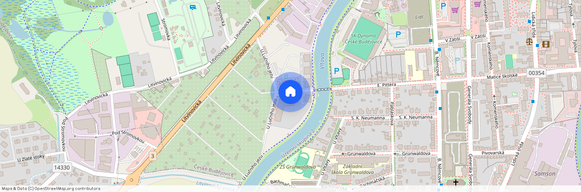 U Lučního jezu, České Budějovice - České Budějovice 2
