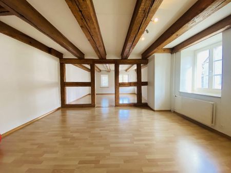 Rustikale Wohnung mit Parkplatz, Estrich und Gartensitzplatz - Photo 4