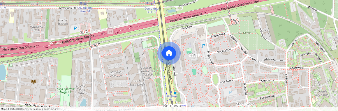 ul. Powstańców Śląskich, Górce, Bemowo, Warszawa, mazowieckie