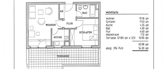 Schöne 2Z Dachgeschoss-Whg. inkl. 20qm Dachterrasse - Photo 1
