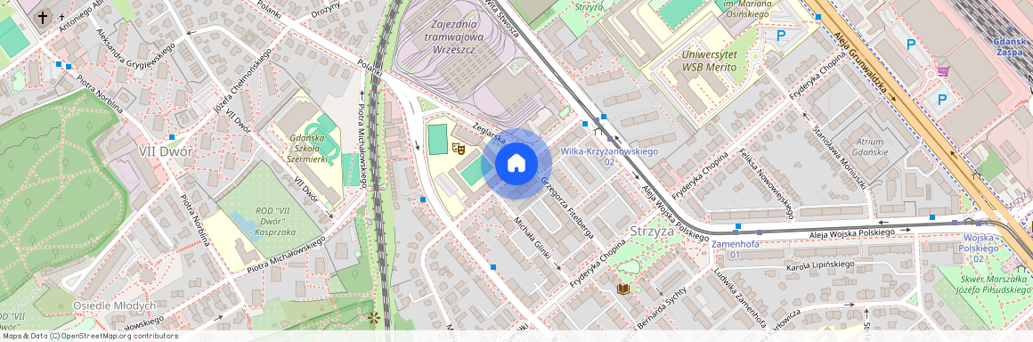 ul. płk. Wilka-Krzyżanowskiego, Strzyża, Gdańsk, pomorskie