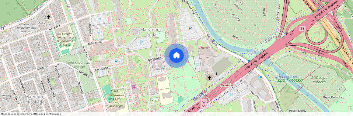 ul. Gwiaździsta, Marymont-Ruda, Bielany, Warszawa, mazowieckie