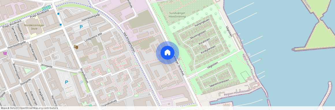 Amager Strandvej 42, 5. tv., Strandhaverne, 2300 København S