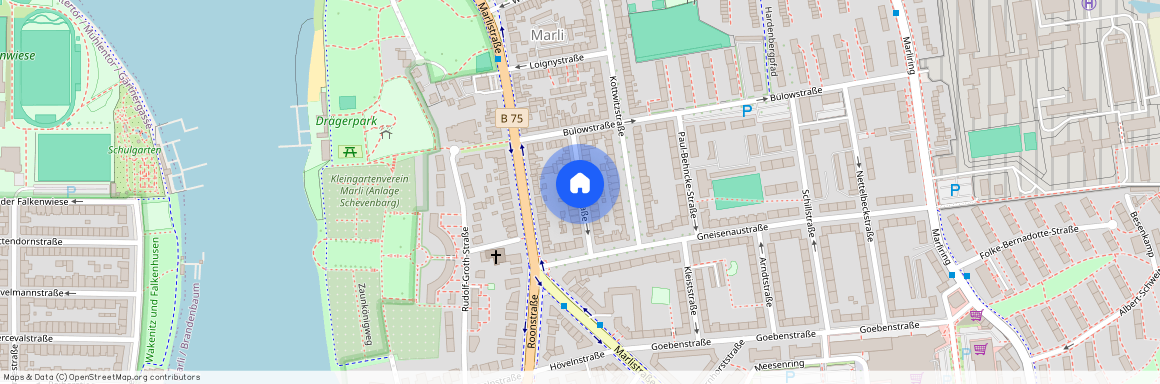 Chasotstraße, 23566, Chasotstraße    Lübeck  Sankt Gertrud