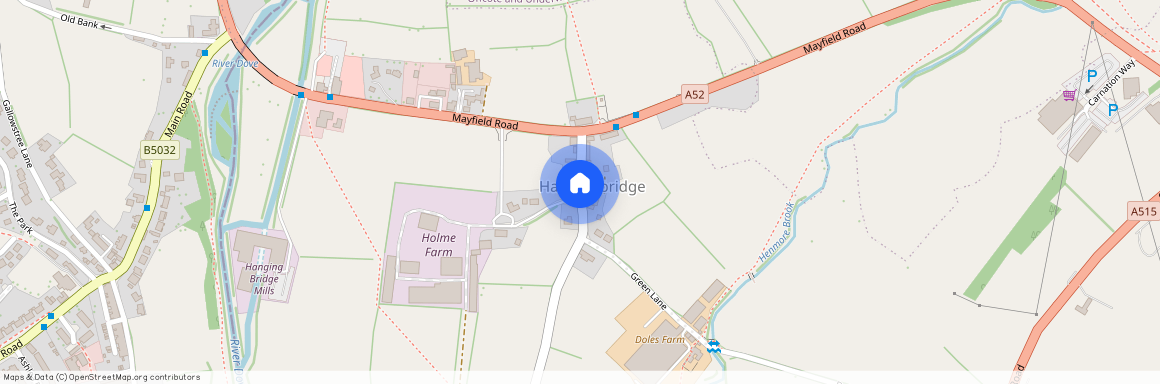 Green Lane, Clifton, Ashbourne, Derbyshire, DE6
