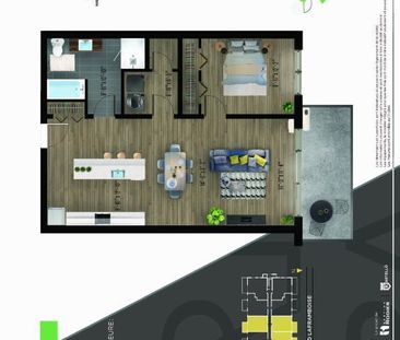 Aera St-Thomas Condo 3 1/2 St-Hyacinthe à louer - appartement / log... - Photo 1