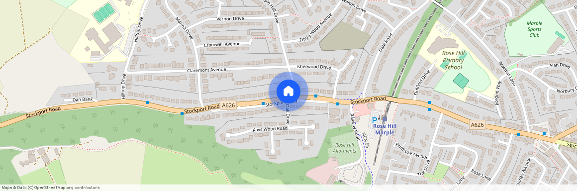 Stockport Road; Marple. SK6
