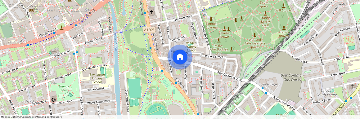 Bow Common Lane, Bow, Mile End, Stepney Green, London, E3 4HH