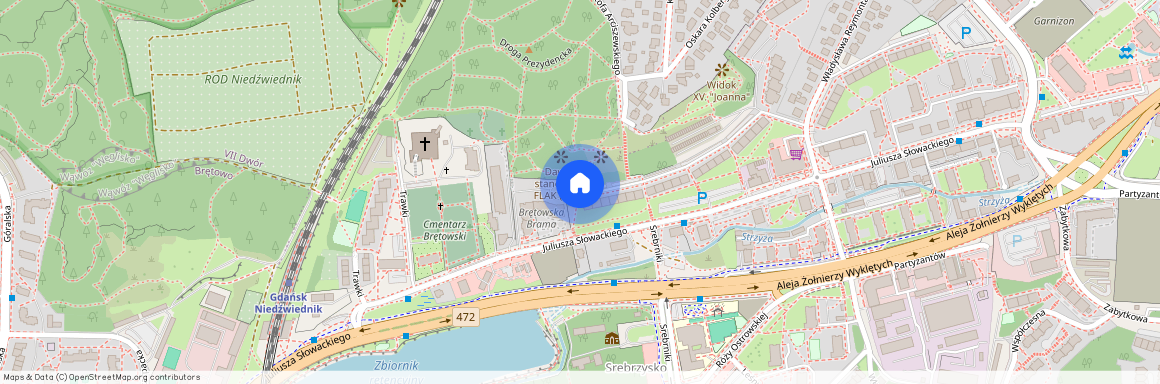 ul. Juliusza Słowackiego, Wrzeszcz Górny, Gdańsk, pomorskie