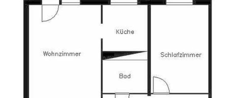Gemütliche 2-Raum-Wohnung mit Balkon und schönem Ausblick ins Grüne - Foto 1
