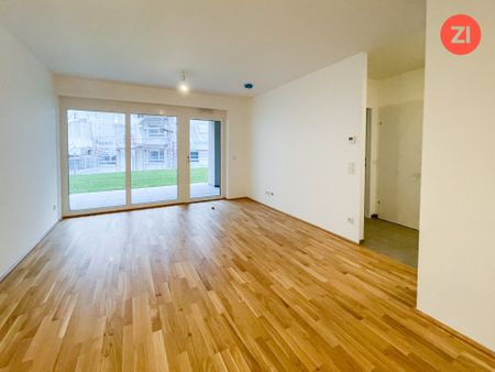 Geförderte 2-Zimmer-Wohnung mit Tiefgaragenparkplatz , Terrasse & Garten in Gallspach. Erstbezug! - Foto 2