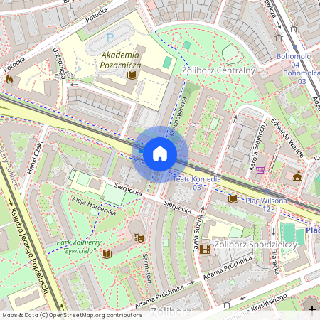 Warszawa, Żoliborz, Żoliborz, Stary, Żoliborz, Juliusza, Słowackiego