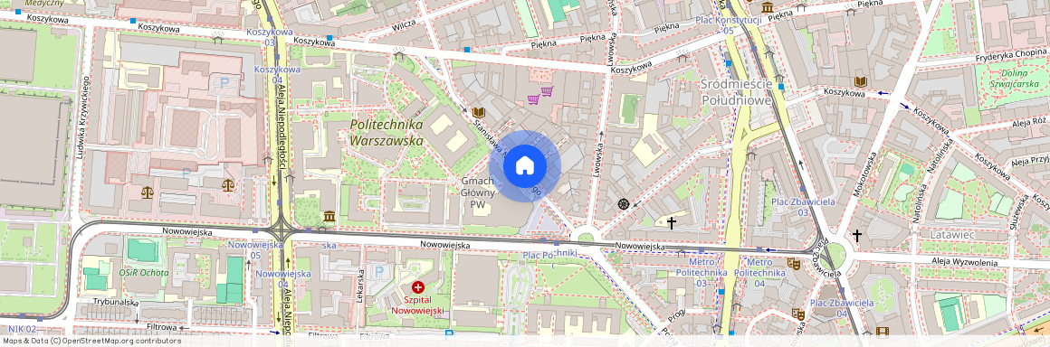 ul. Stanisława Noakowskiego, Śródmieście Południowe, Śródmieście, Warszawa, mazowieckie