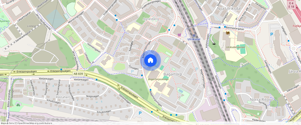 Bagartorpsringen **, Ulriksdal