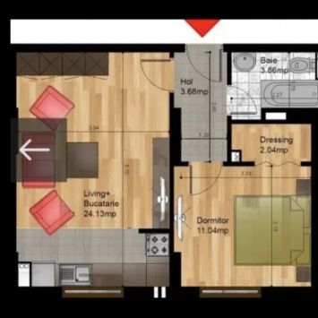 Berceni metrou biruinei studio parter parcare - Fotografie 1