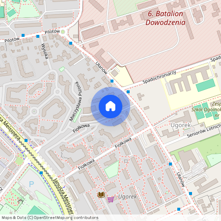 ul. Ułanów, Rakowice, Prądnik Czerwony, Kraków, małopolskie