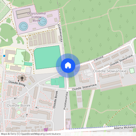 ul. Cienista, Wronki, Wronki, szamotulski, wielkopolskie