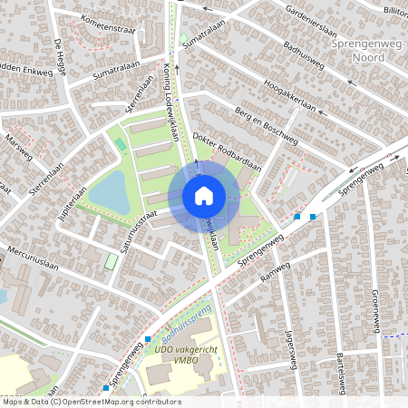 Sprengenweg-Noord, 7314 BD, Koning Lodewijklaan, Apeldoorn