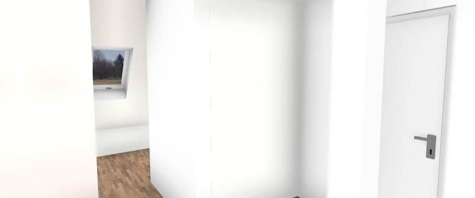 Erstbezug, DG 1 Zimmer Wohnung OS-Wüste Dachbalkon Inkl. EBK - Foto 1