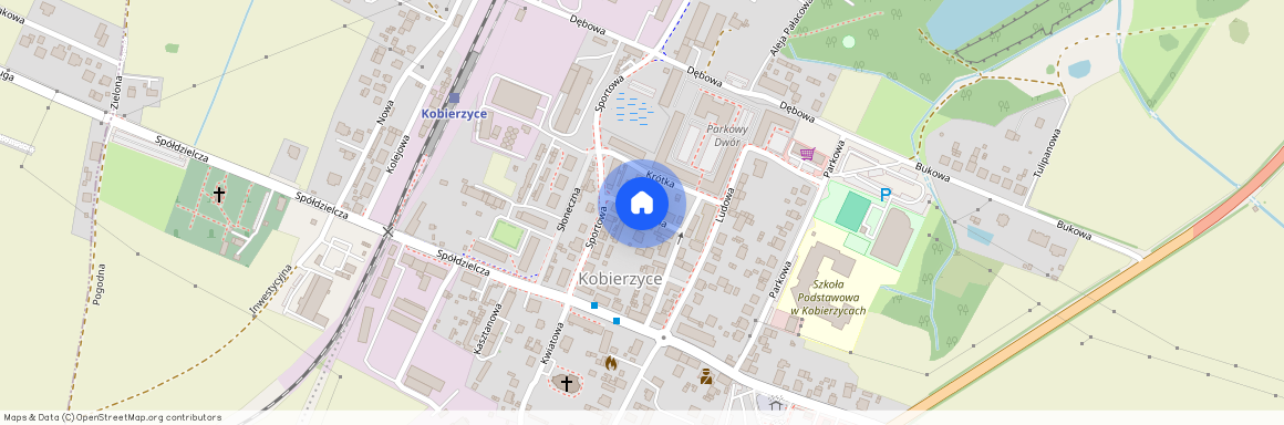 ul. Poprzeczna, Kobierzyce, Kobierzyce, wrocławski, dolnośląskie